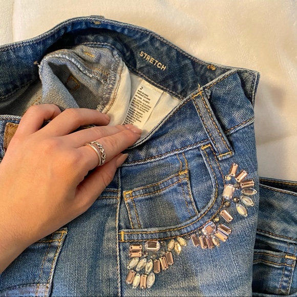 American Eagle Stretch Hi Rise Shortie - Picture 4 of 6